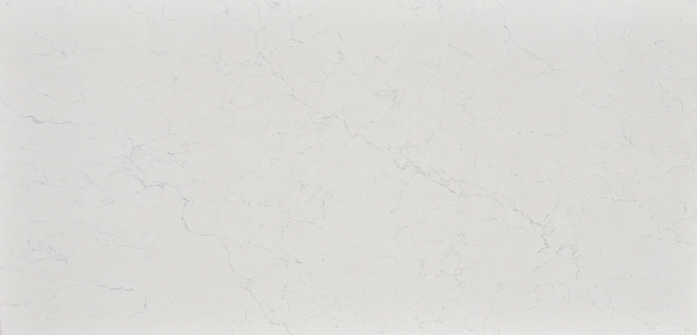 Arabescato Lite Grey quartz slab